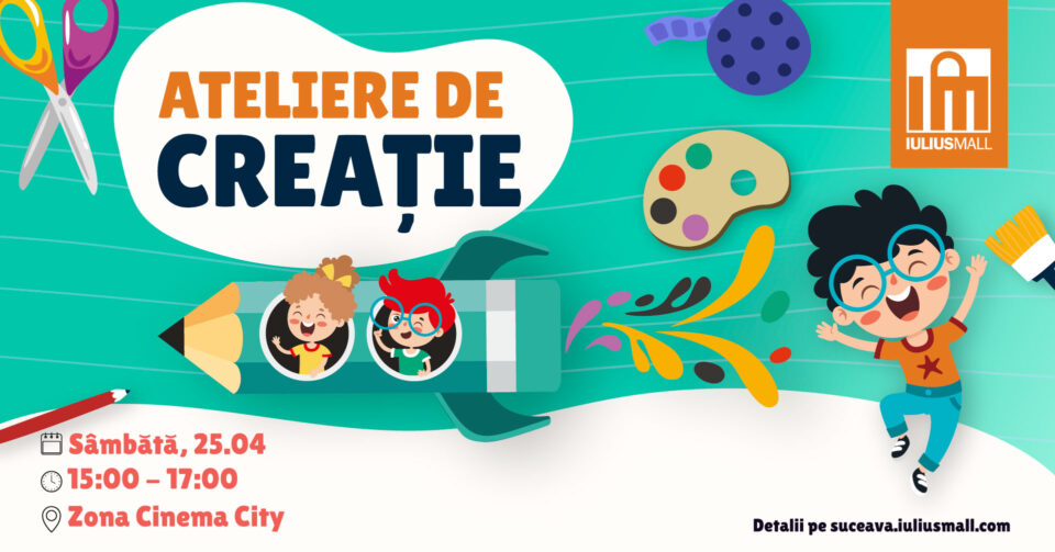 Teatru pentru copii, circ și ateliere creative, la Iulius Mall Suceava