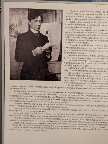 Emil Ursu: „Expoziția Ștefan Luchian de la Suceava reprezintă un moment istoric, este singura din România organizată în acest an”