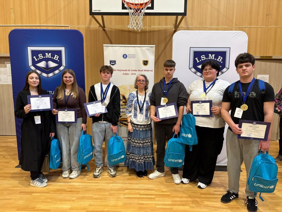 Șase distincții, dintre care trei premii I, la Olimpiada de Limba rusă modernă