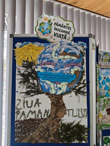 Expoziția „Ziua Pământului – Artă din reciclare” a preșcolarilor de la „Așchiuță”