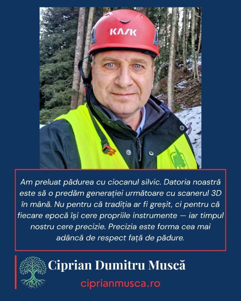 Silvicultura românească intră în era preciziei digitale, inclusiv cu scanări 3D