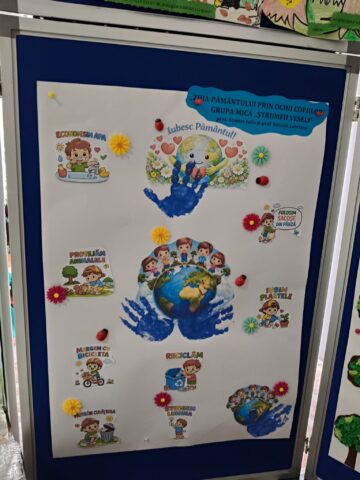 Expoziția „Ziua Pământului – Artă din reciclare” a preșcolarilor de la „Așchiuță”