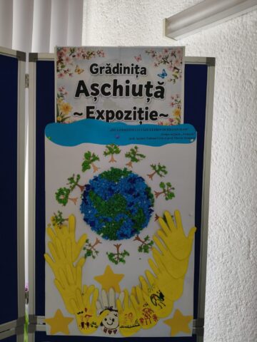 Expoziția „Ziua Pământului – Artă din reciclare” a preșcolarilor de la „Așchiuță”