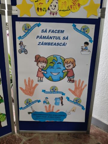 Expoziția „Ziua Pământului – Artă din reciclare” a preșcolarilor de la „Așchiuță”