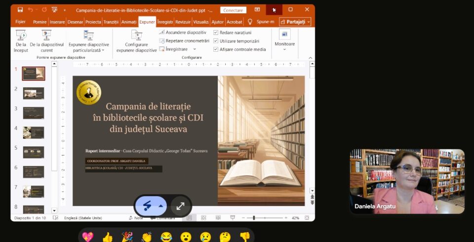 Casa Corpului Didactic „George Tofan” marchează Ziua cărții și a bibliotecarului român