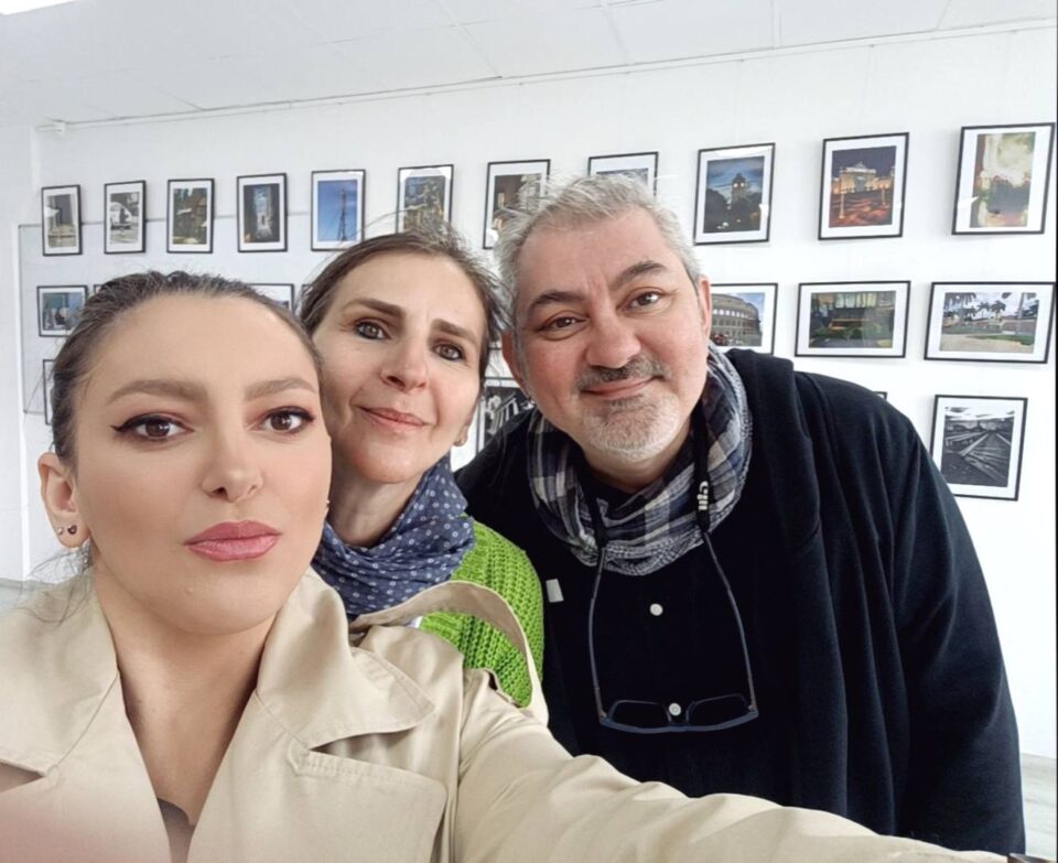 Delia Leizeriuc împreună cu artiștii fotografi 