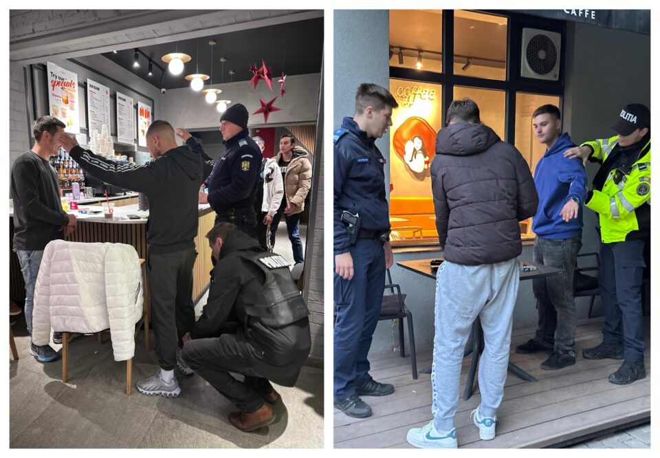 Zeci de elevi, prinși de polițiști în timp ce chiuleau de la ore