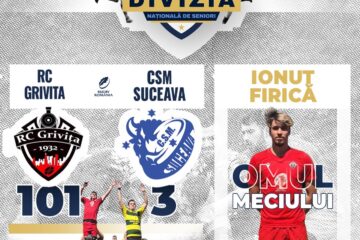 Înfrângere rușinoasă pentru echipa de rugby a Sucevei