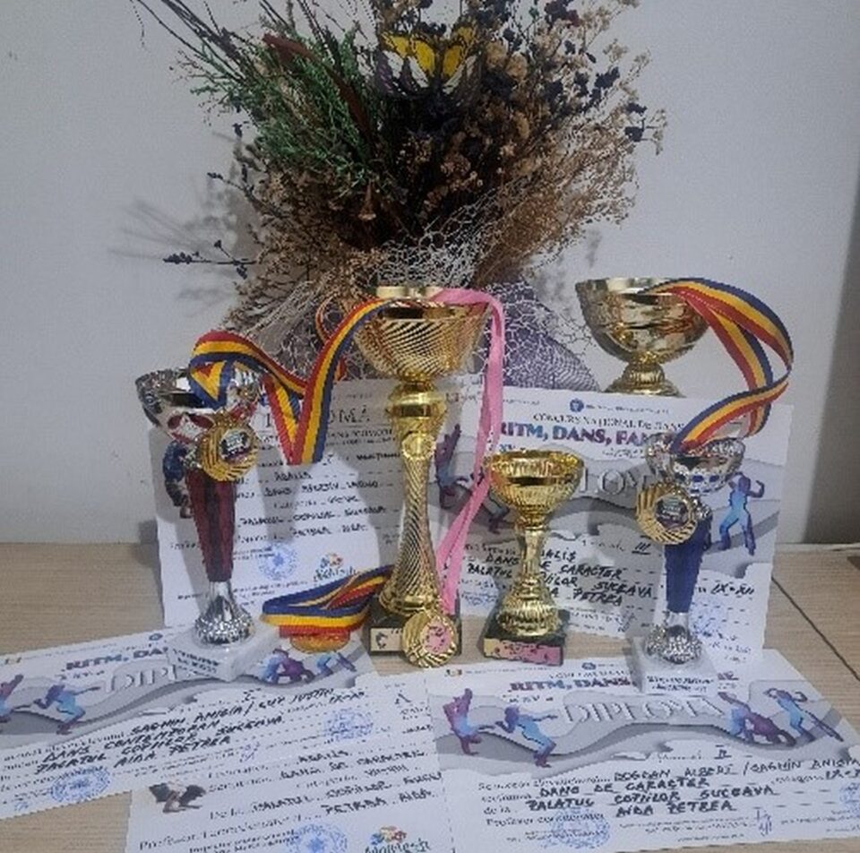 Formațiile de dans „Adalis” ale Palatului Copiilor Suceava, din nou pe podium la concursuri naționale