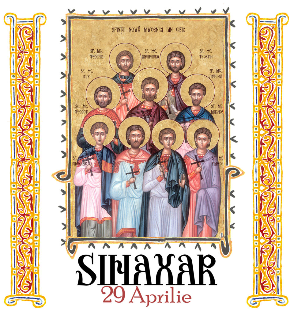 Sinaxar 29 aprilie 2026