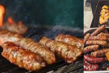 ”Meniu muncitoresc”, cu mici și cârnăciori la grătar, la ”Ceaunul Răzeșilor”