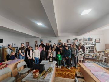 Activitățile Cercului de Arte Vizuale din cadrul Centrului pentru Tineret „Ecclesia 77” Ițcani, reluate în „Atelier 25”