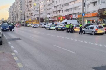 Razie cu toți polițiștii disponibili, pe două străzi cu risc ridicat de accidente din Suceava