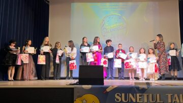 Premianți ai Festivalului „Sunetul Talentelor”, la Auditorium „Joseph Schmidt”