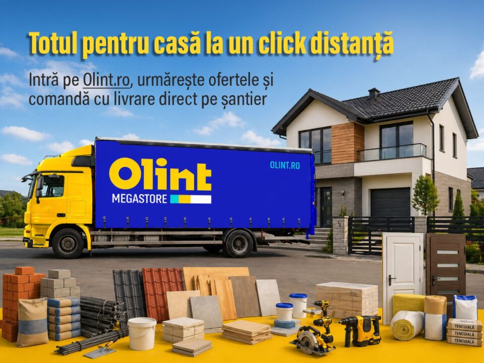 Olint.ro, magazinul online Olint Megastore, unde construcțiile, amenajările și soluțiile Rufster se întâlnesc într-un singur loc