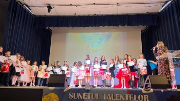 Premianți ai Festivalului „Sunetul Talentelor”, la Auditorium „Joseph Schmidt”