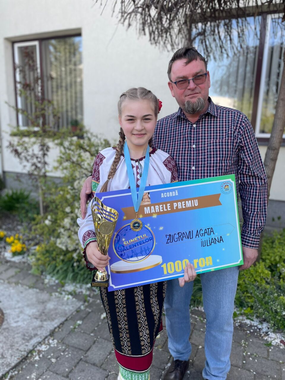 Tânăra artistă Agata Zugravu a câștigat trofeul Festivalului „Sunetul Talentelor”