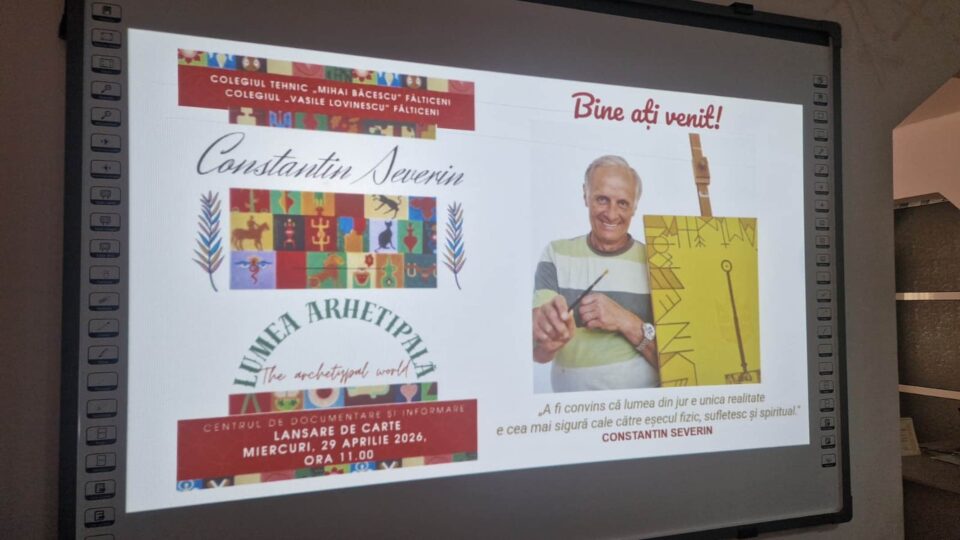 Lansarea cărții „Lumea arhetipală”, purtând semnătura cunoscutului artist și om de litere Constantin Severin