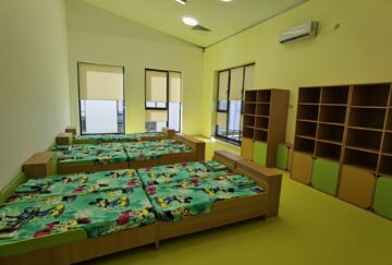 Lucrările la creșa modernă, de 110 locuri, care va fi dată în folosință în toamnă în Burdujeni, recepționate de premierul Ilie Bolojan