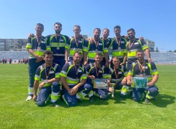 Serviciul Privat pentru Situații de Urgență EGGER Romania, premiat - foto EGGER Holzwerkstoffe