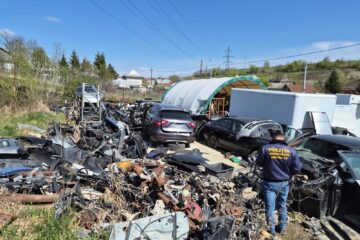 Mașini furate din Europa, găsite de polițiștii suceveni în trafic sau la centre de dezmembrări