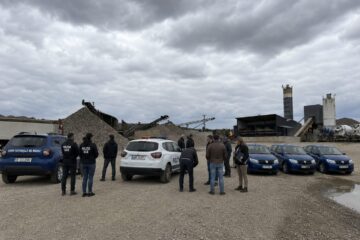 Amenzi de 100.000 de lei, după un control al poliției în domeniul exploatării mineralelor