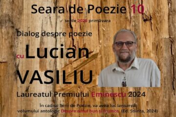 Dialog despre poezie cu Lucian Vasiliu, la Seara de Poezie – 10, la Palo Santo