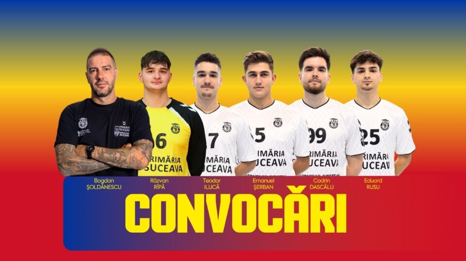 Șase suceveni vor lua parte la următoarea acțiune a echipei naționale de handbal tineret a României