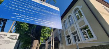 Reabilitarea fațadei bibliotecii județene a fost finalizată