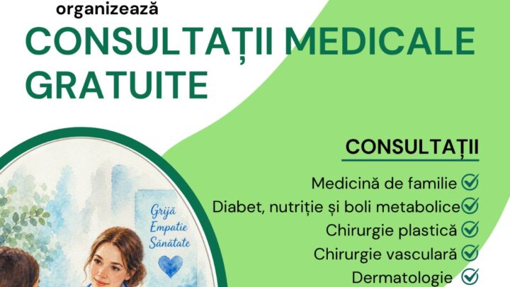 O ”armată” de medici va oferi consultații gratuite locuitorilor din Moara