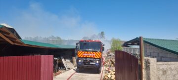 Ligrul de la Zaharești, mort în incendiu, Șoimaru luat cu ambulanța la spital