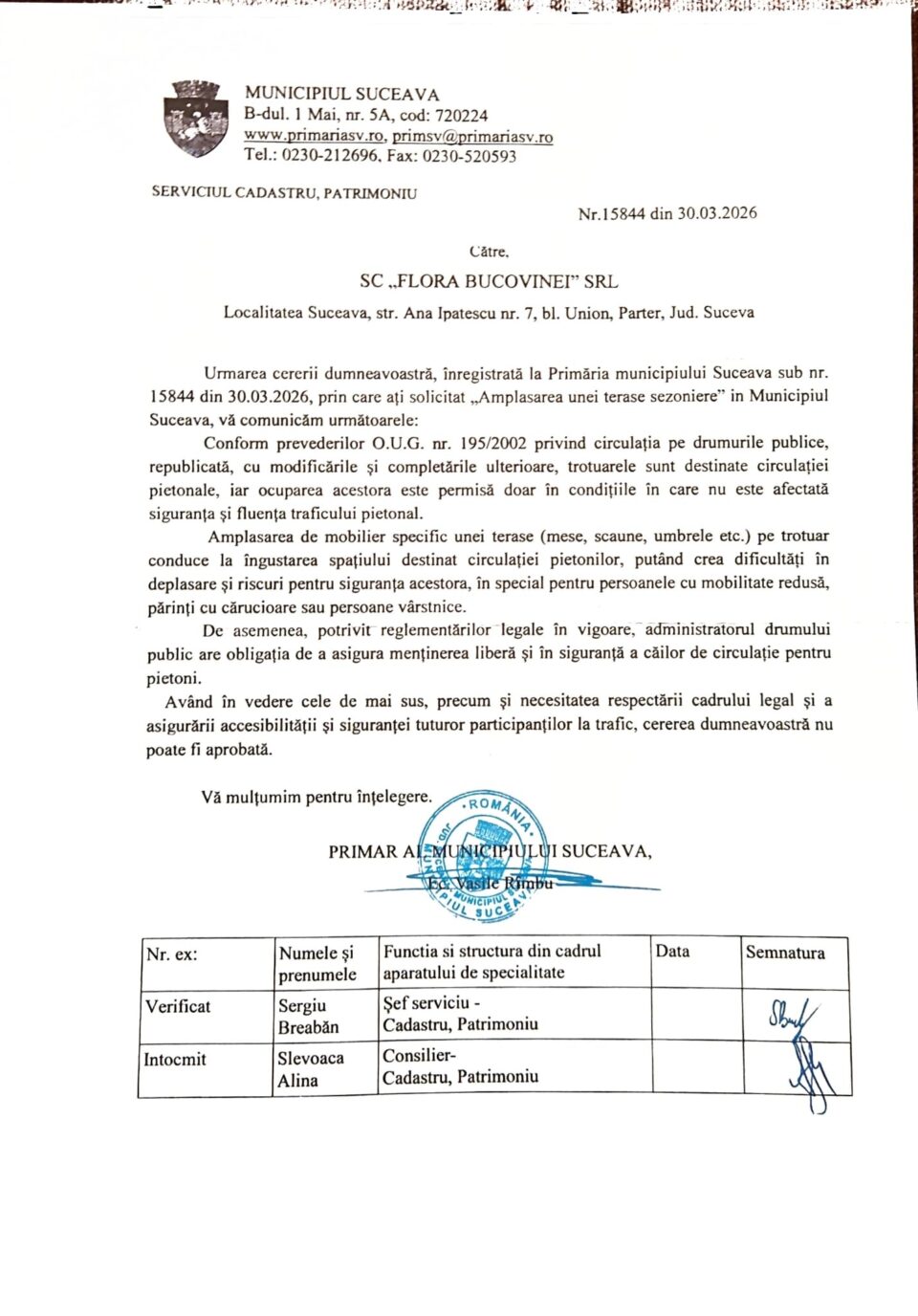 Terasa restaurantului Union, deschisă de 60 de ani în centrul Sucevei, refuzată la autorizare de Primărie