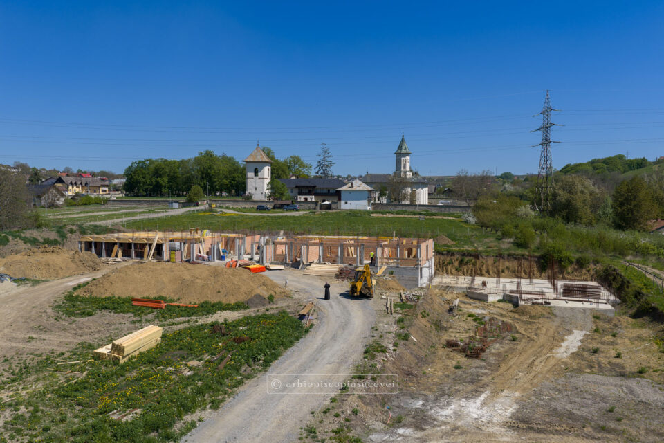 Continuă lucrările la complexul Așezământului pentru vârstnici „Sfântul Efrem cel Nou” din Suceava