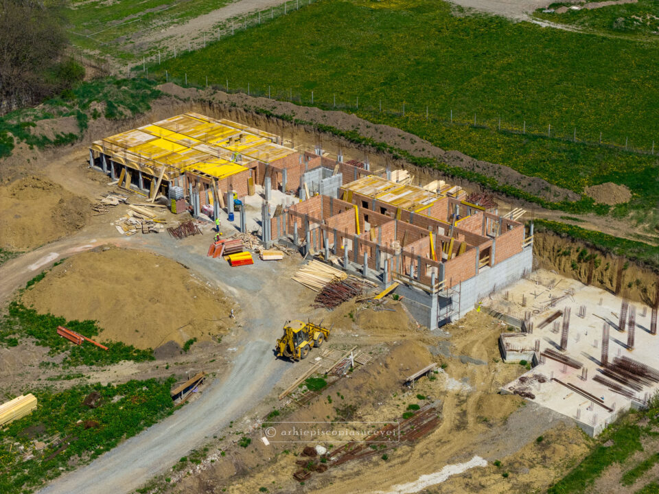 Continuă lucrările la complexul Așezământului pentru vârstnici „Sfântul Efrem cel Nou” din Suceava