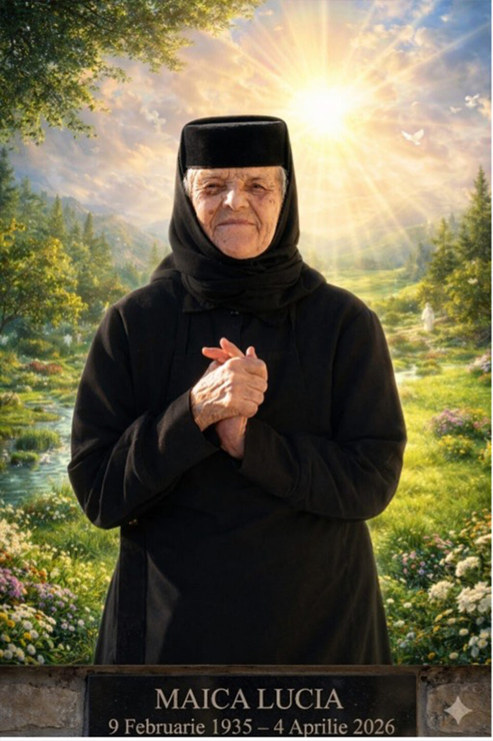 Monahia LUCIA MOROȘAN, un OM de suflet în obștea Mănăstirii Moldovița