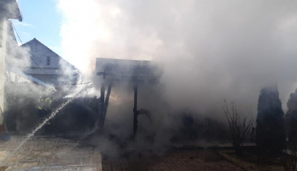 Incendiu la o pensiune din Bucovina