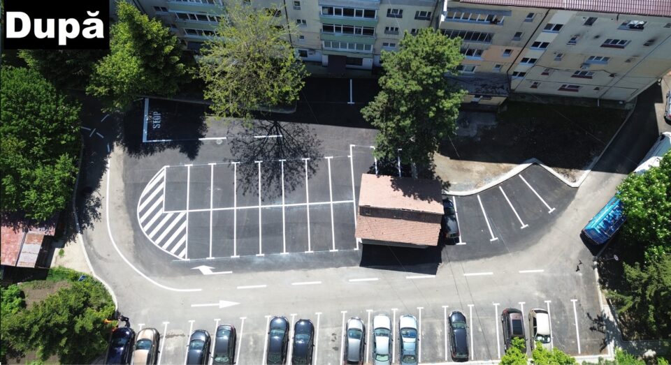 Locuri de parcare amenajate în locul a 22 de garaje, pe strada Oituz