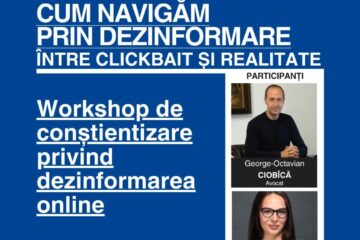 Conferința „Cum navigăm prin dezinformare: între clickbait și realitate”, organizată la USV