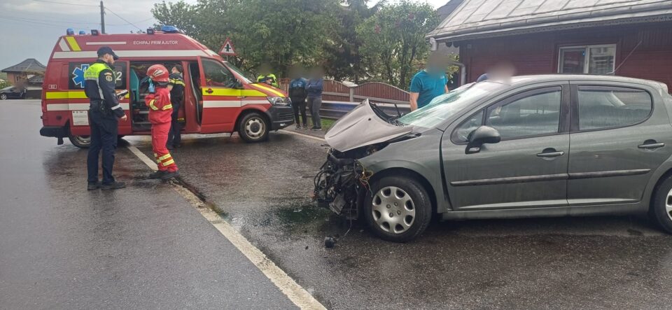 Accident rutier la Ilișești, între un tir și un autoturism