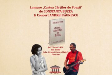 Lansarea volumului „Cartea Cărților de Poezii”, de Constanța Buzea, și concert Andrei Păunescu, la Fălticeni