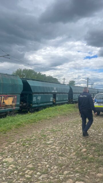 Polițiștii de la Transporturi au verificat peste 300 de vagoane de marfă