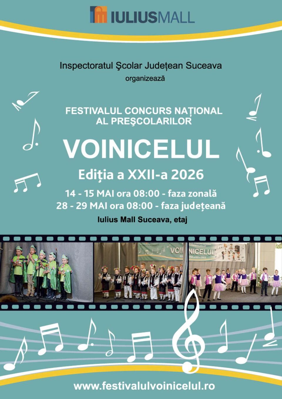 Festivalul „Voinicelul”, concursuri, teatru și atelier de creație, la sfârșit de săptămână, la Iulius Mall Suceava