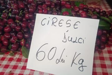 Cireșe, la vânzare în piețele din Suceava