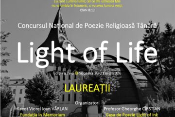 Laureații Concursului de Poezie Religioasă Tânără „Light of Life”, ediția a IV-a