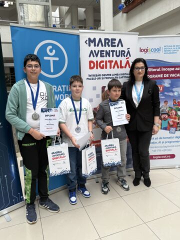 120 de copii din județ au participat la competiția „Marea Aventură Digitală”, organizată de Logiscool Suceava