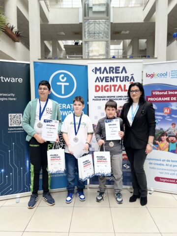 120 de copii din județ au participat la competiția „Marea Aventură Digitală”, organizată de Logiscool Suceava