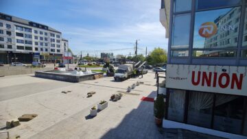 Restaurantul Union, amendat și rămas fără elementele de terasă depozitate lângă clădire