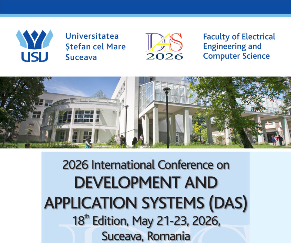Conferința internațională „Development and Application Systems” revine la USV, în cadrul celei de-a XVIII-a ediții