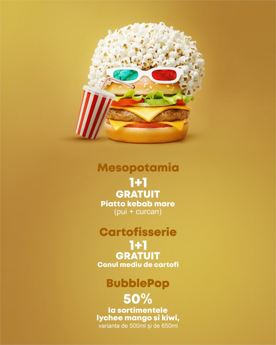 Marțea Moca – oferte în food court și recompense la cumpărături, la Iulius Mall