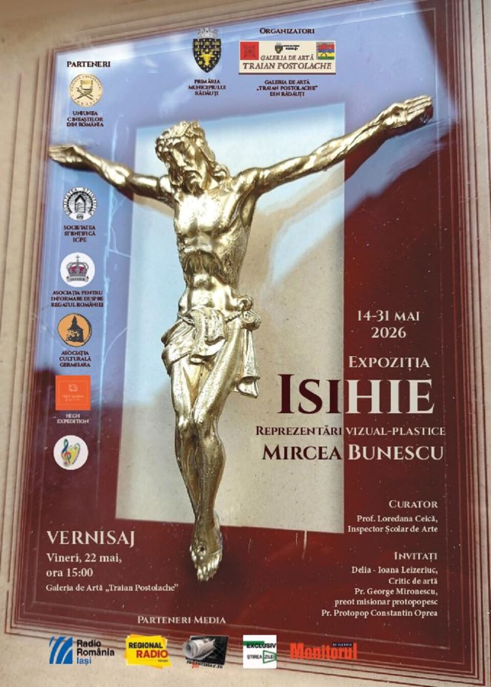 Expoziția „Isihie” – Mircea Bunescu, la Galeria de Artă „Traian Postolache” din Rădăuți